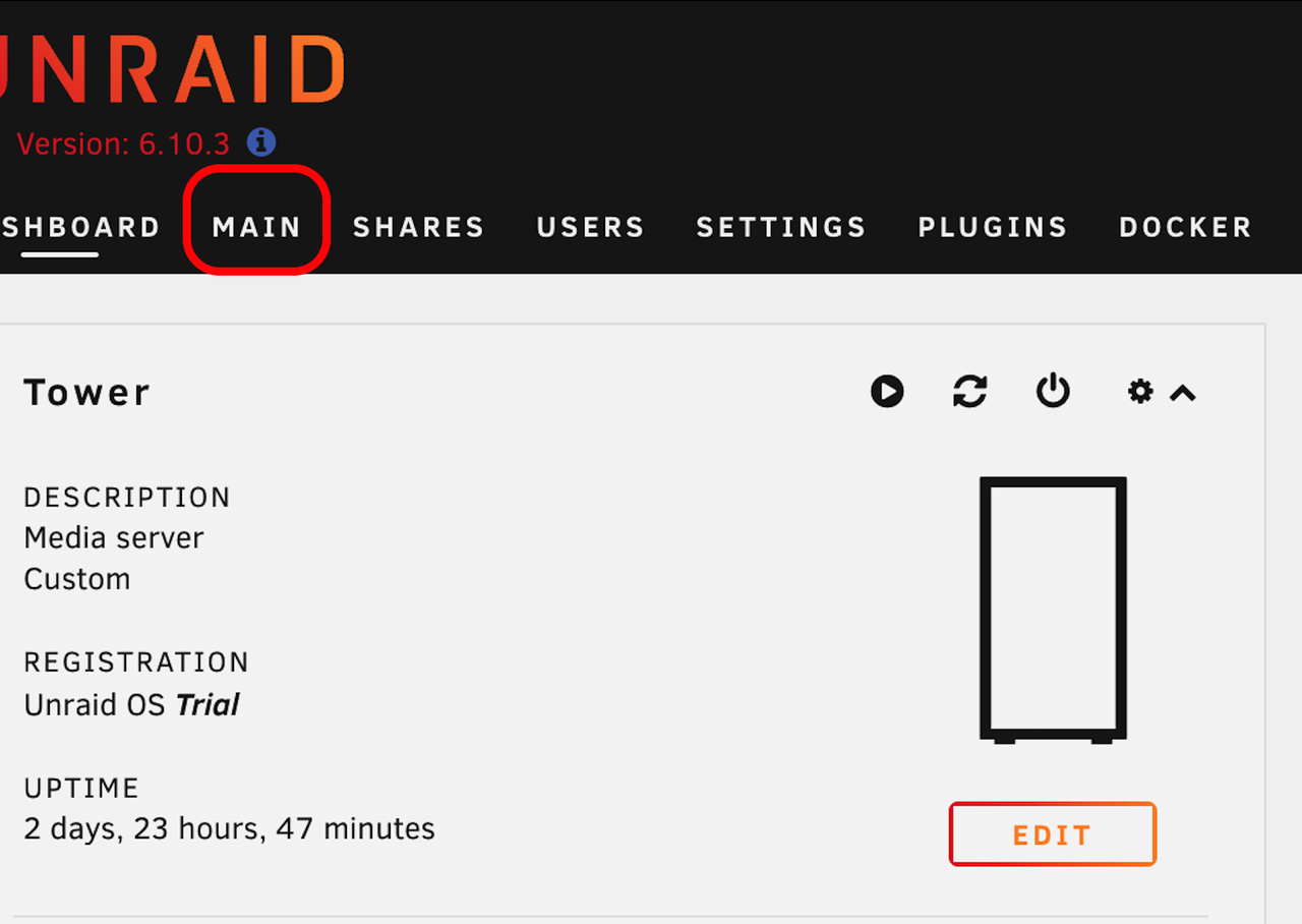 Create Unraid Disk