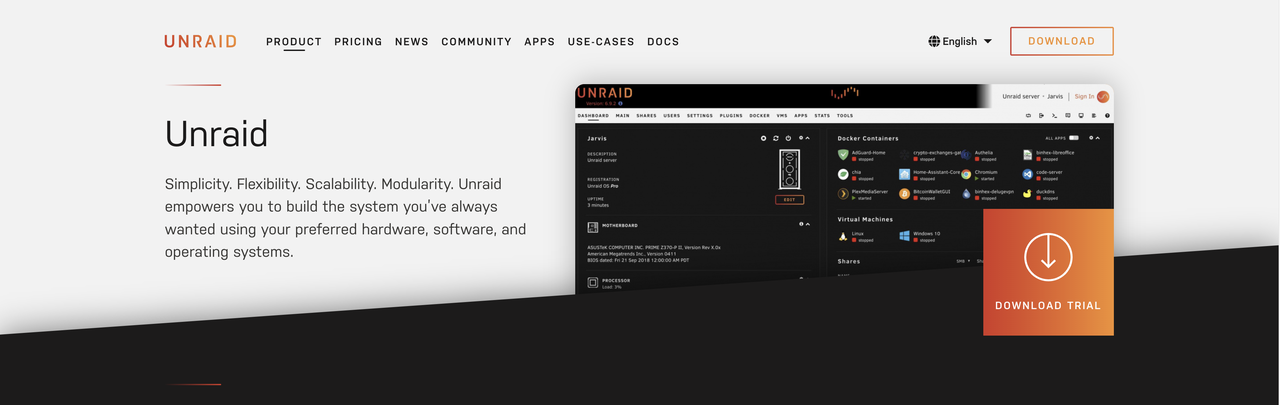 introduce unraid